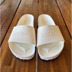 Birkenstock Barbados EVA Slide Sandals White Waterproof M7 W9 EU40 Pool Resort